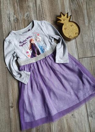 Платье нарядное frozen холодное сердце debenhams 12-18м