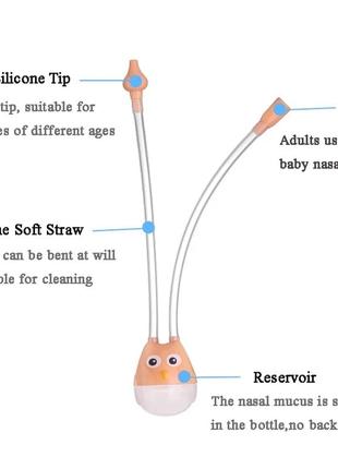 Аспіратор для носа назальний5 фото