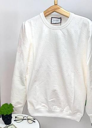 Чоловічий брендовий світшот білий