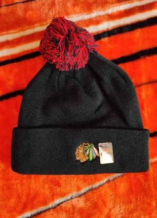 Оригинал. шапка zephyr usa x nhl chicago blackhawks.