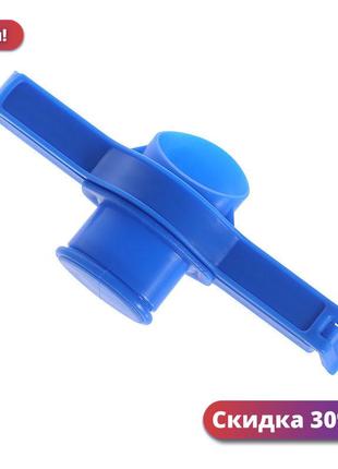 Универсальный зажим lesko a913-01 blue для пакетов с крышкой пластиковый  "gr"