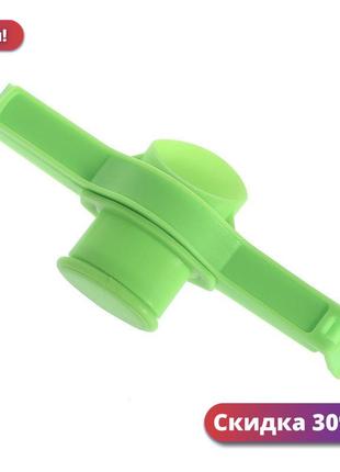 Универсальный зажим lesko a913-01 green для пакетов с крышкой пластиковый  "gr"