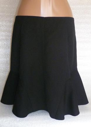 Юбка расклешенная к низу, черная next 🌻