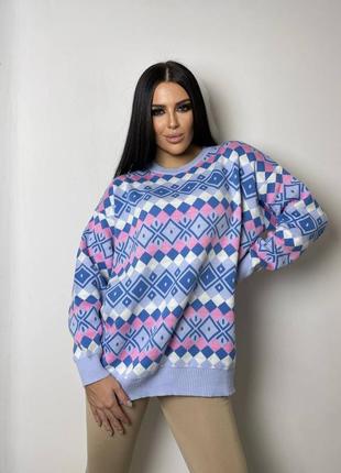 Нереально крутой удлинённый свитер❄️