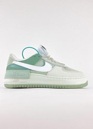 Кроссовки женские air force 1 shadow green mint