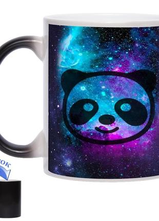 Чашка хамелеон panda in space 330 мл2 фото