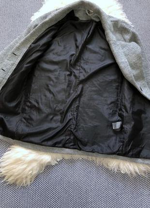 Базове вовняні пальто шерсть бочка двобортне6 фото
