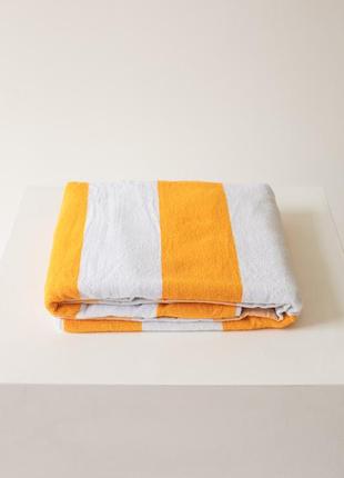 Пляжное полотенце 90х170 желтый узбекистан