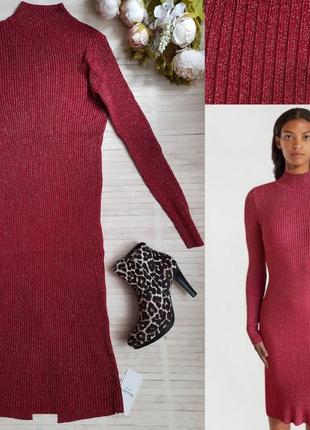 Сукня  гумка з люрексом moni&co бордове