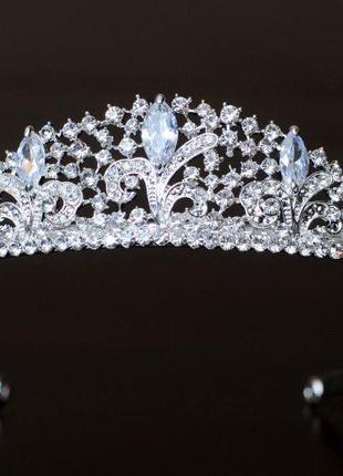 Диадема, корона свадебная на голову для невесты "silla"