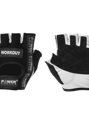 Перчатки для фитнеса и тяжелой атлетики power system workout ps-2200 black xs