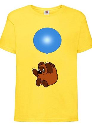 Футболка детская винни пух 001 (wnp 001 yel) желтая, размер 98-104-116-128-140-152-164 см