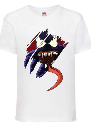 Футболка веном (venom-003) белая