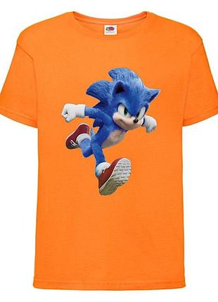 Футболка детская соник (sonic) оранжевая (snc  or-01)