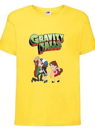 Футболка детская гравити фолз (gravity falls) желтая (gf  yl-03)