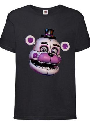 Футболка аниматроники 5 ночей фредди (fnf-04) черная