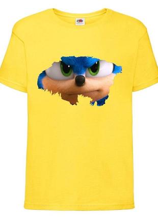 Футболка детская соник (sonic) желтая (snc  yl-2)