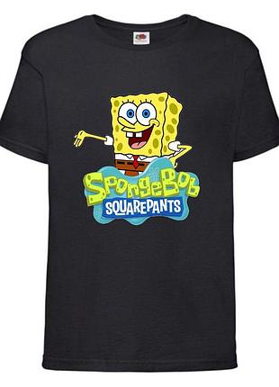 Футболка  спанч боб 29 (sponge bob) черная