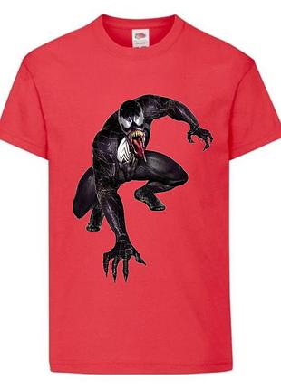Футболка веном (venom-001) красная