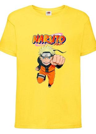 Футболка naruto (naruto - 007) жовта 104-116-128-140-152-164 розмір