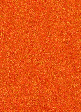 Фоаміран eva з гліттером помаранчевий а4, самоклейка, 1,8 мм, 10 штук в упаковці, kidis 8686