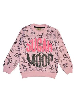 Реглан дівчинці з флісом модний