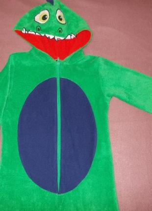 Пижама кигуруми слип человечек дракончик на 8-9 лет рост 128-134 см3 фото