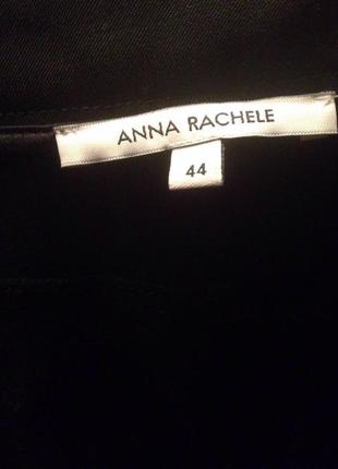 Брендовая черная юбка anna rachele (италия) раз.м-10 пот 42+)3 фото