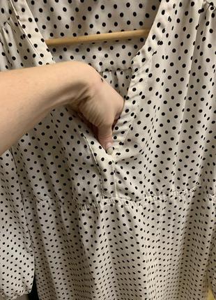 Сукня 👗 h&m стильна туніка класна елегантна в горошок2 фото