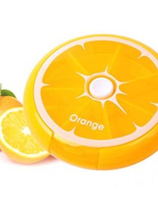 Таблетница citrus pill box апельсин1 фото