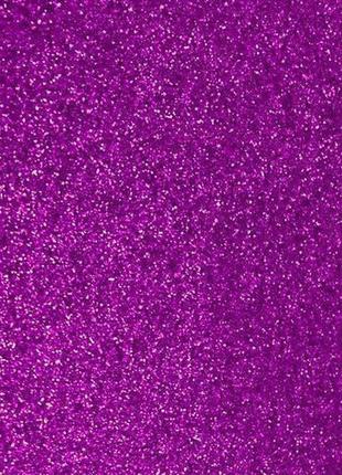 Фоамиран з глітером на клейовій основі kidis а4 8679 297*210 мм 1,8 мм 10 шт/уп фіолетовий темний