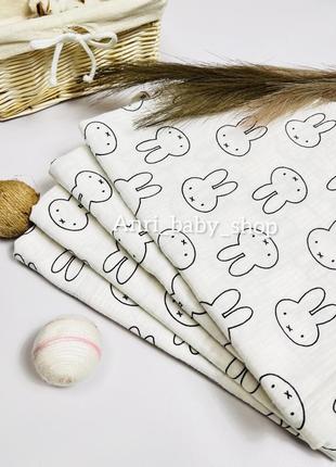 Муслиновая пеленка-незаменимая вещь для вашего малыша1 фото