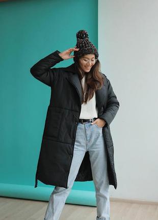 Довгий пуховик / довгий пуховик