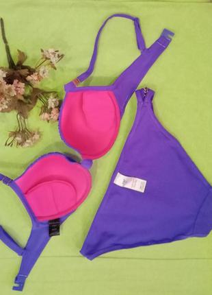 Раздельный купальник ярко фиолетового цвета от f&f р.503 фото