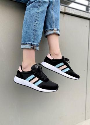 Кроссовки adidas iniki black color2 фото