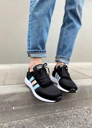 Кроссовки adidas iniki black color3 фото