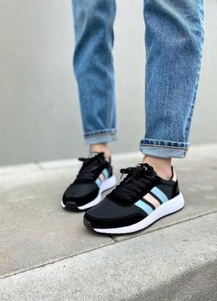 Кроссовки adidas iniki black color6 фото