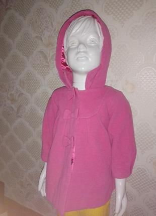 Рожеве пальто бантики розпродаж