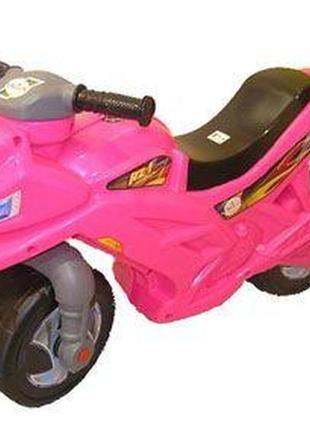 Мотоцикл 2-х колесный, розовый