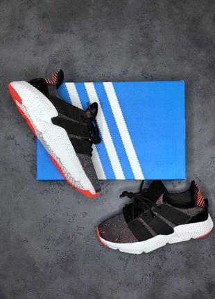 Мужские кроссовки adidas prophere grey red2 фото