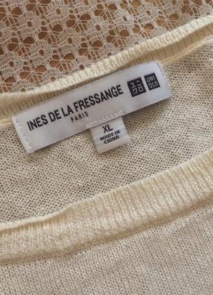 Льняной легкий джемпер uniqlo x ines de la fressange9 фото