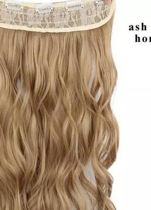 Волосся на заколках хвилясті, тресс , хвилясте волосся штучне