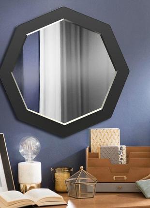 Восьмиугольное зеркало с фацетом ( круглое ) 600 мм1 фото