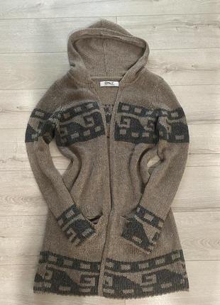 Only 🤎💙кардиган з капюшоном і кишенями