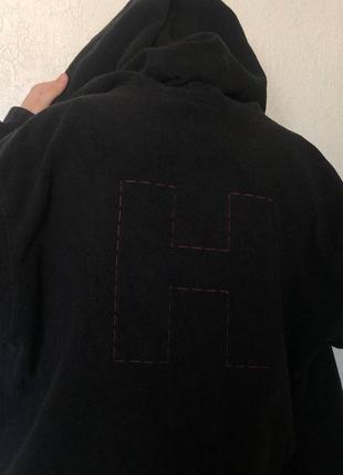 Двухсторонняя винтажная куртка tommy hilfiger на флисе