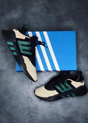 Чоловічі кросівки adidas eqt support black yellow