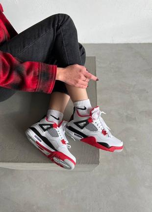 Кроссовки женские найк nike air jordan retro 4
