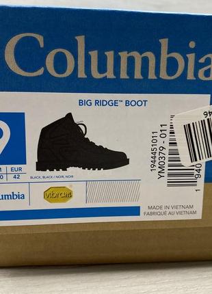 Нові оригінальні чоловічі черевики від columbia men's big ridge waterproof + vibram8 фото