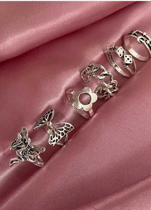 Кольца набор 6 шт 4