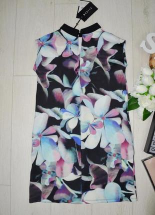 Xs новое фирменное платье футляр с цветочным узором mohito6 фото